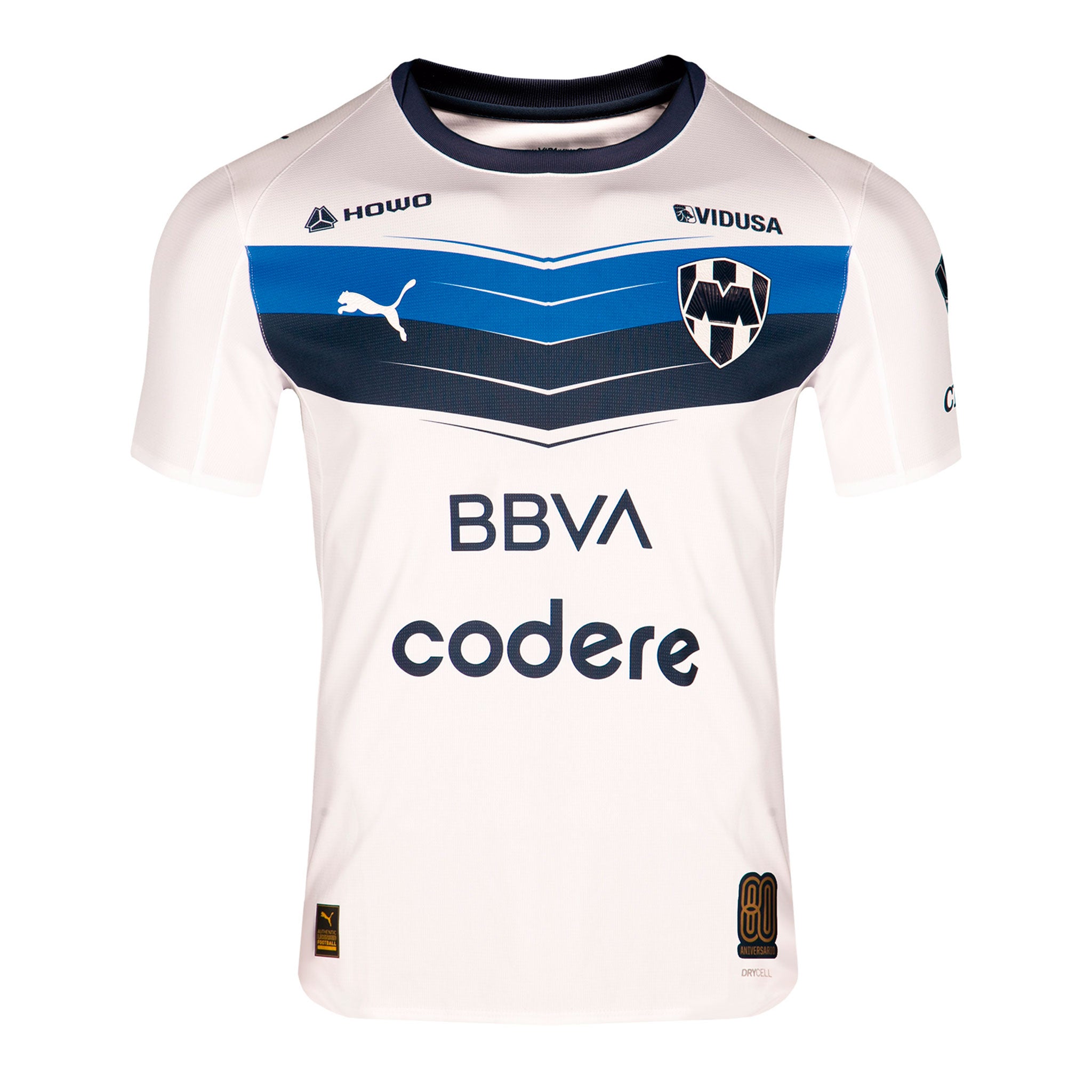 MONTERREY AWAY SHIRT REPLICA 25-26 , WHITE L