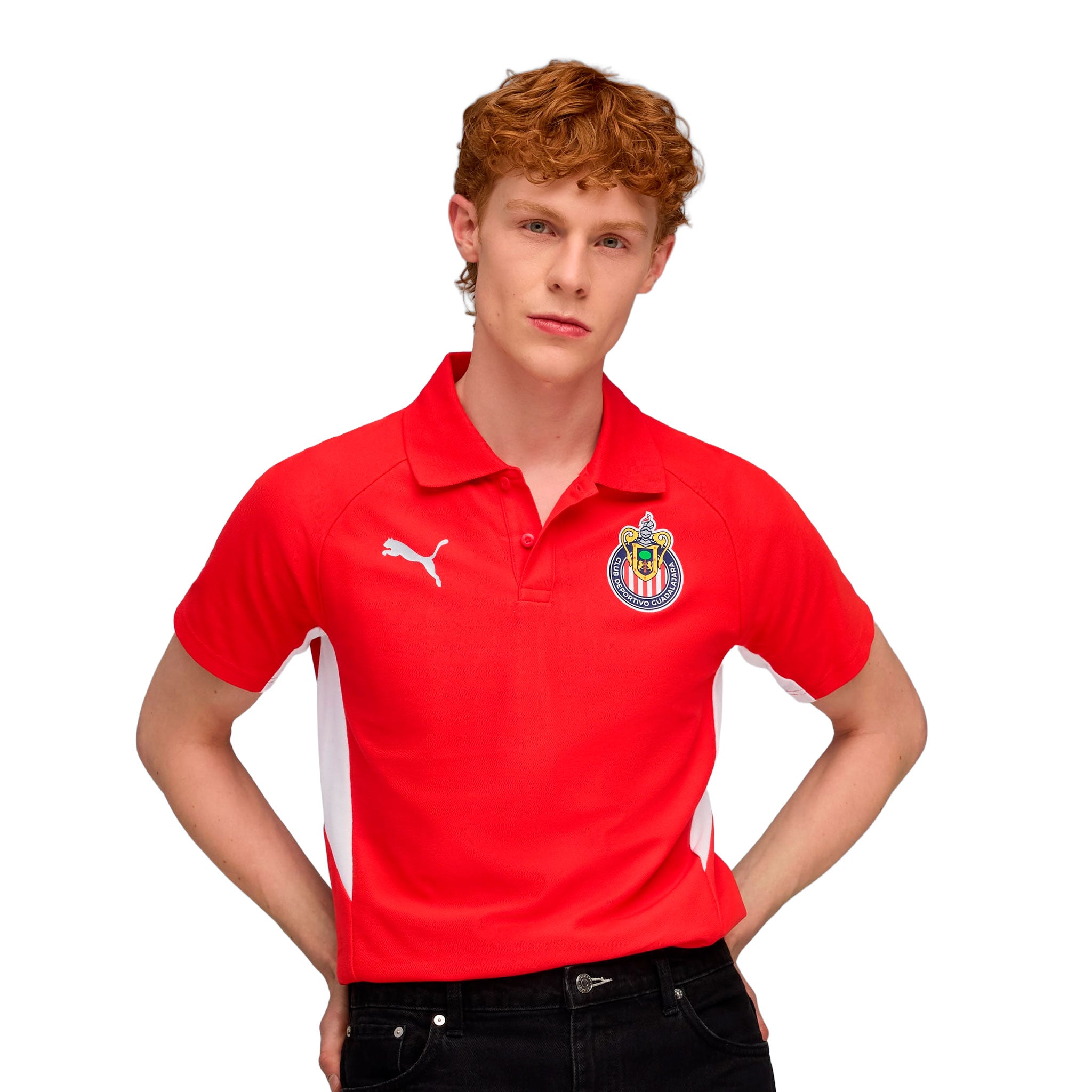 puma chg evostripe polo shirt L
