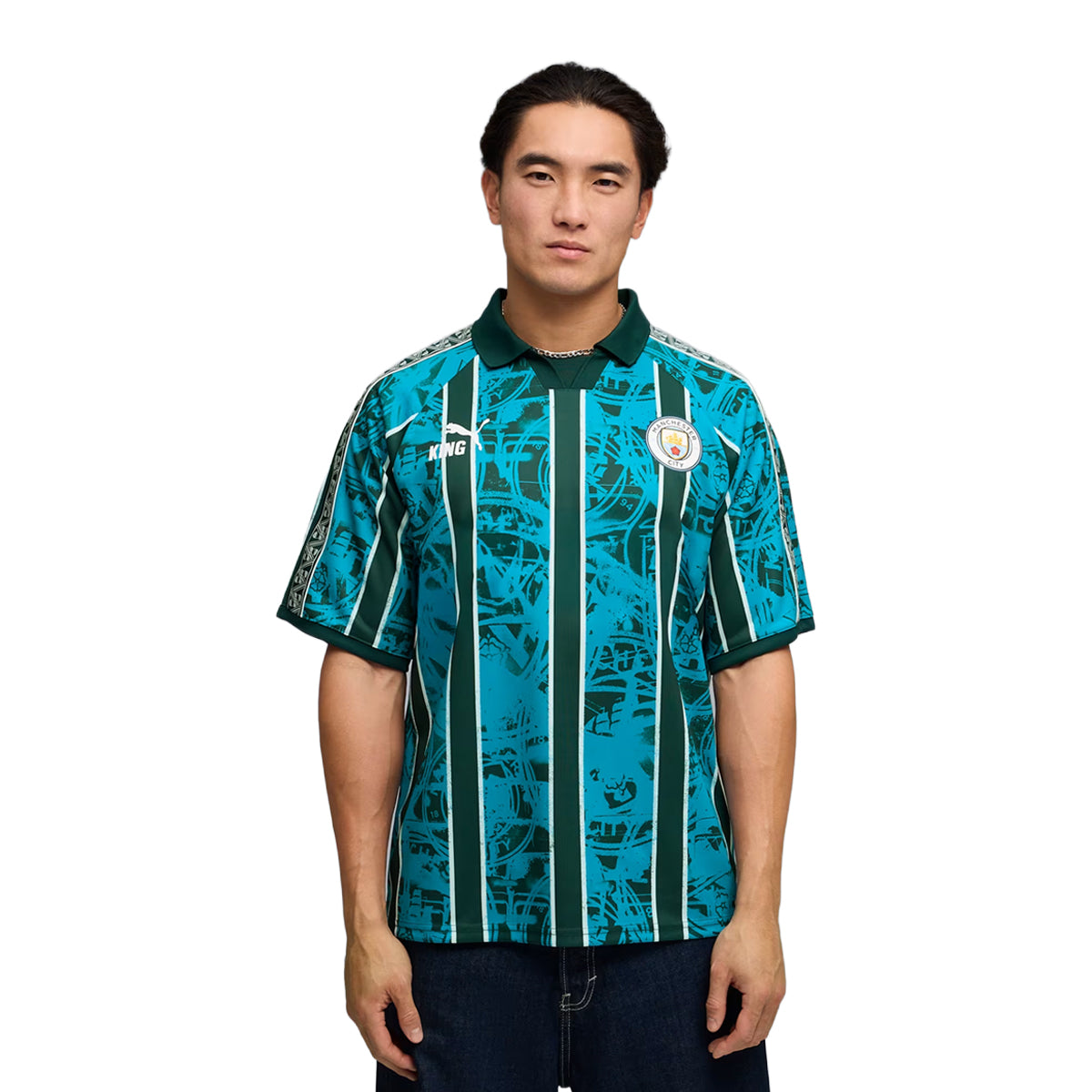 MCFC KING RETRO JERSEY 2XL