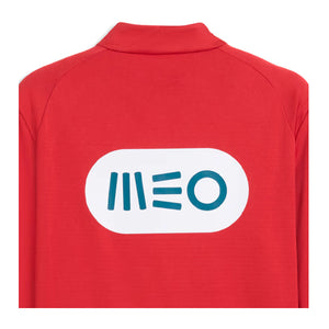 FPF TRAINING 1/4 ZIP TOP W/SPONSOR , RED 2XL