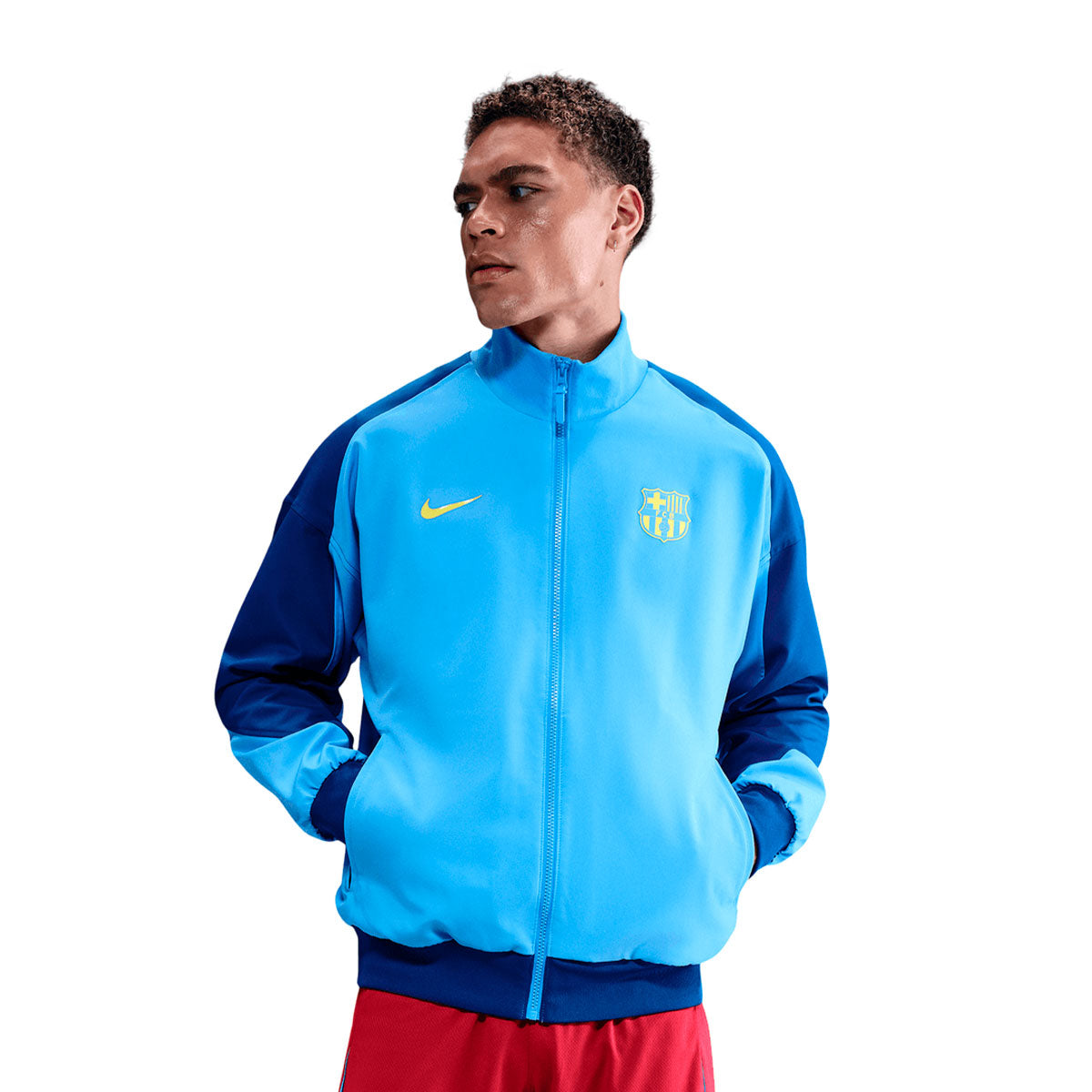 FCB M NK DF STRK ANTHM JKT SE L