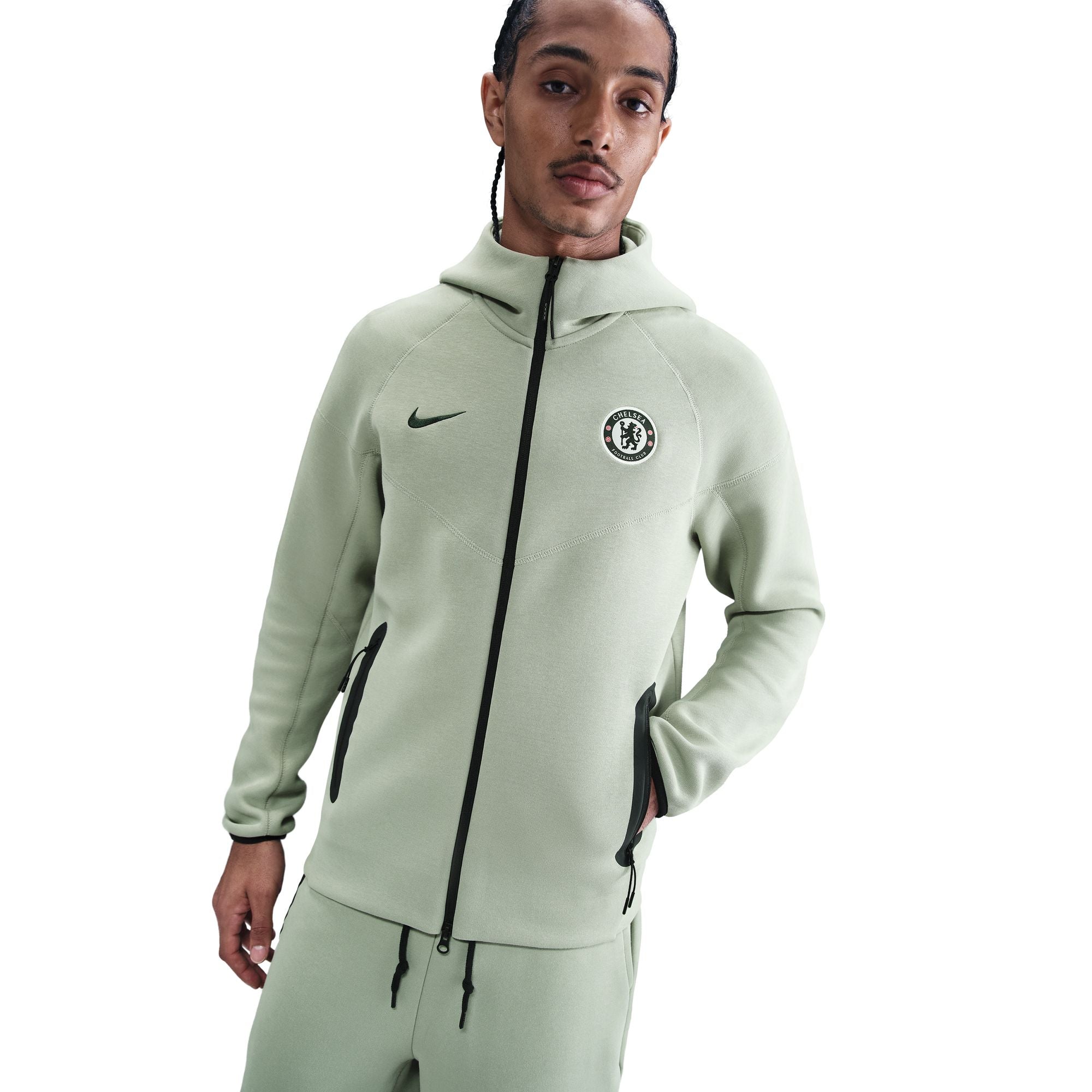 Nike Chelsea FC Tech Fleece Windrunner Men's Full‑Zip Hoodie