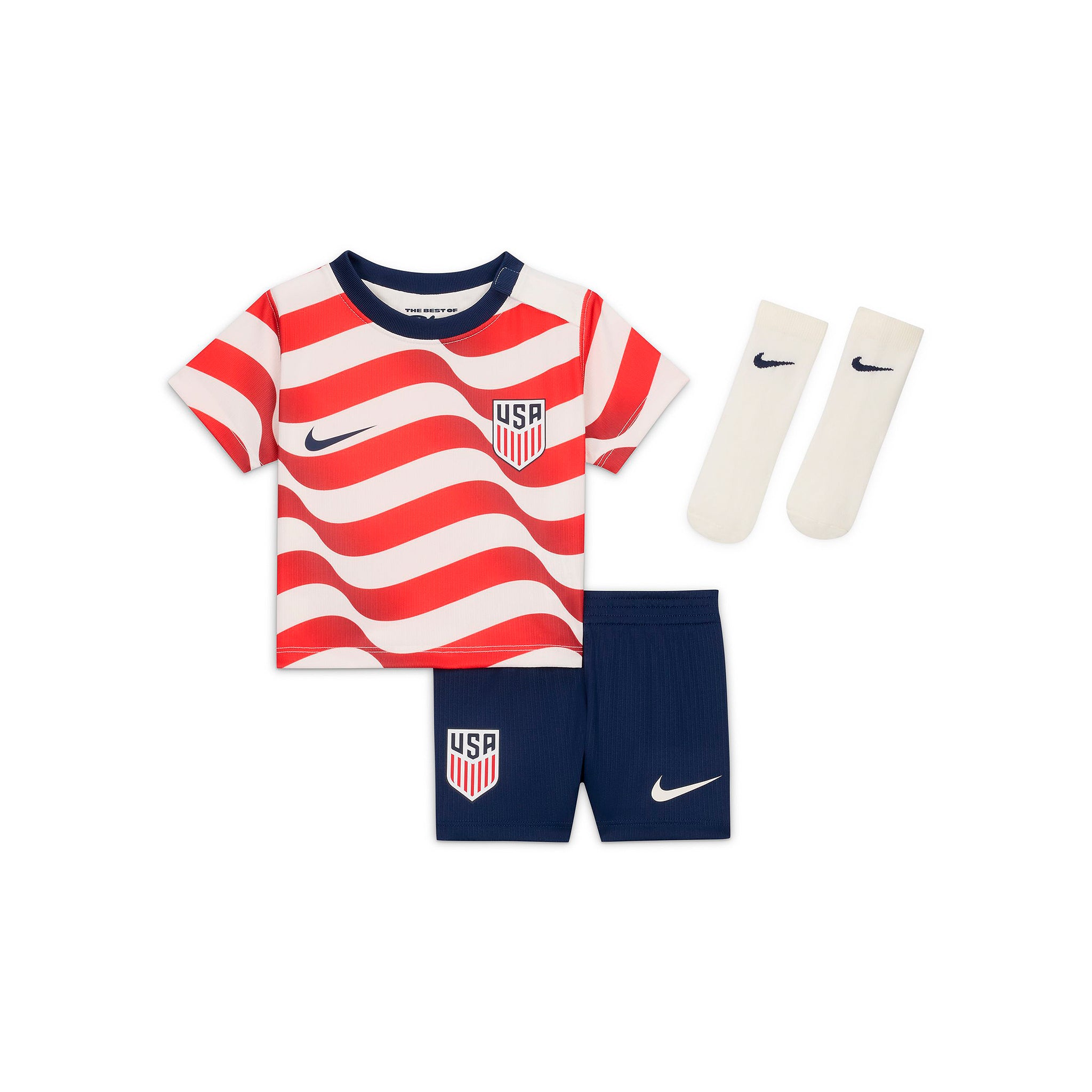 USA INF NK DF KIT STAD HM 12-18M