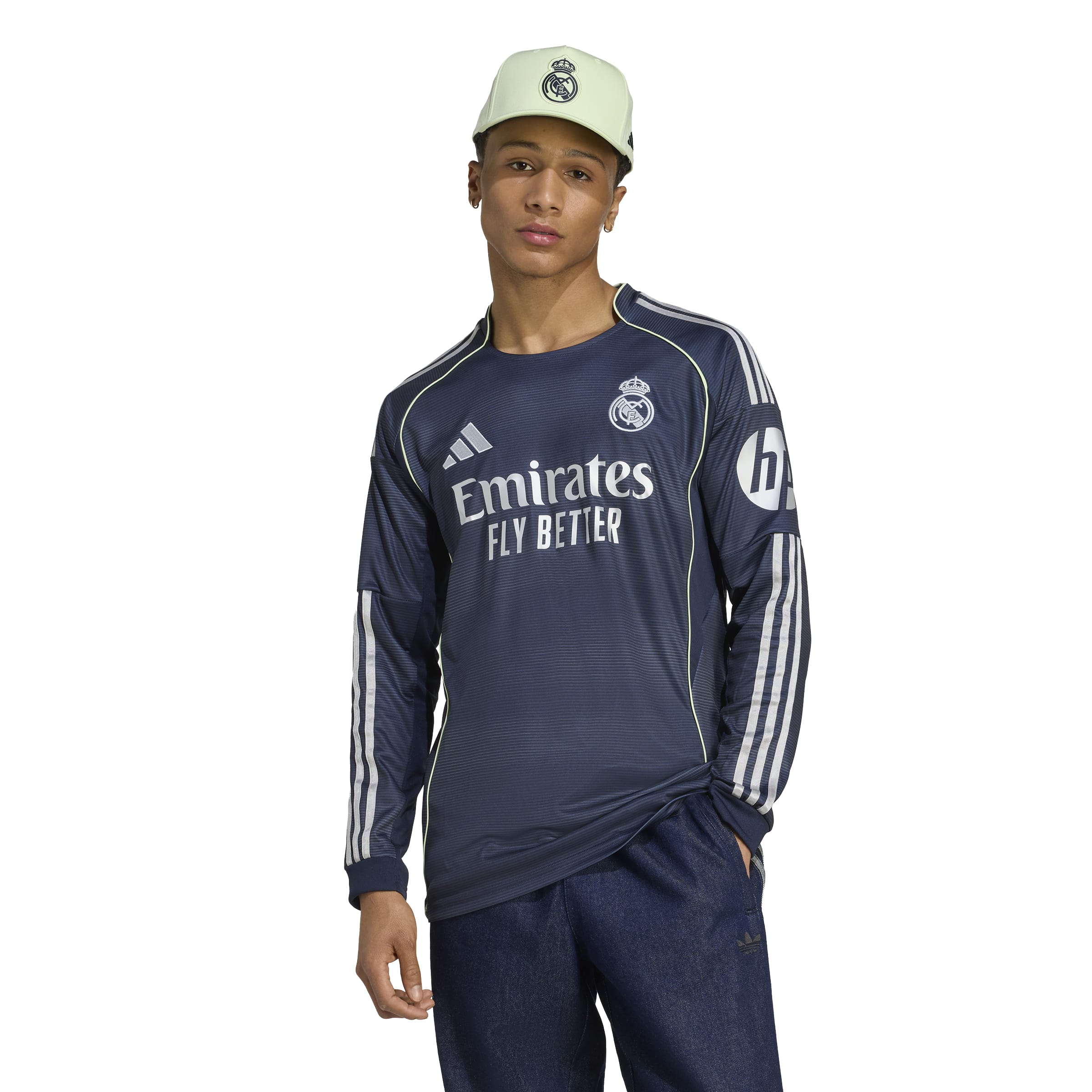 adidas Real Madrid 25/26 Long Sleeve Away Jersey – Culto Futbol