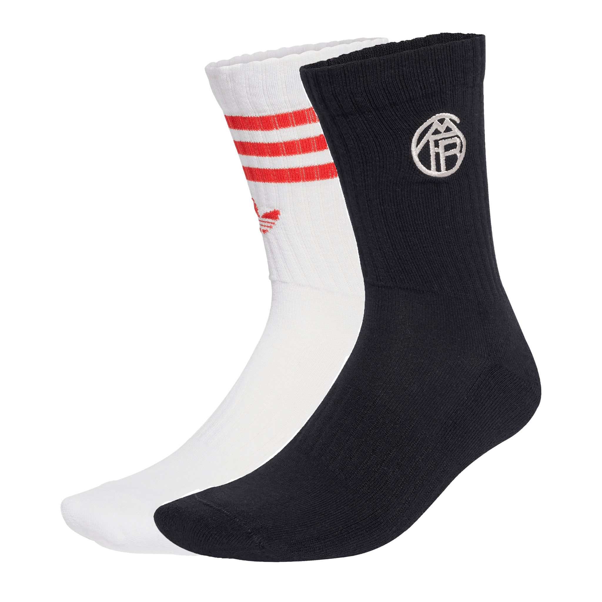 FCB SOCKS BLACK/WHITE L