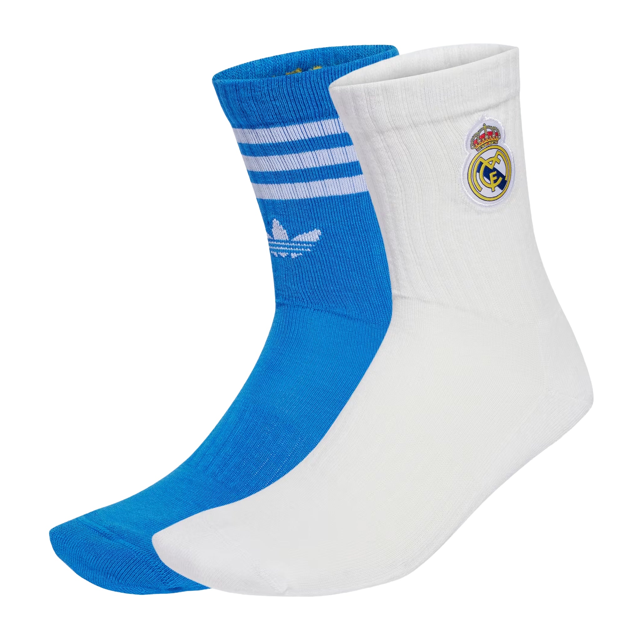 REAL SOCKS WHITE/BLUBIR L