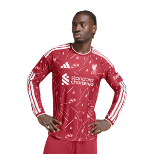 adidas Liverpool FC 26/27 Long Sleeve Home Authentic Jersey L