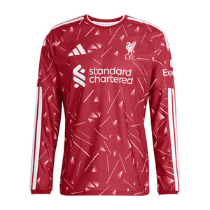 adidas Liverpool FC 26/27 Long Sleeve Home Authentic Jersey L