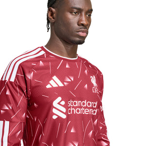 adidas Liverpool FC 26/27 Long Sleeve Home Authentic Jersey L