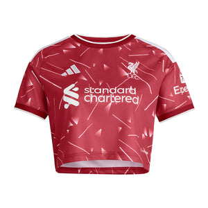 adidas Liverpool FC 26/27 Home Jersey Crop Top L