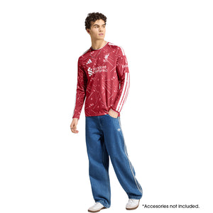 adidas Liverpool FC 26/27 Long Sleeve Home Jersey L