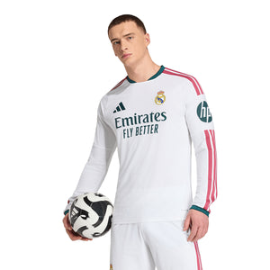 adidas Real Madrid 26/27 Long Sleeve Home Authentic Jersey L