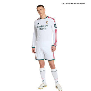 adidas Real Madrid 26/27 Long Sleeve Home Authentic Jersey L