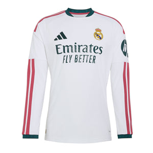 adidas Real Madrid 26/27 Long Sleeve Home Authentic Jersey L