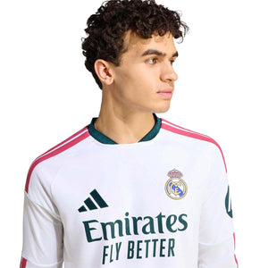 adidas Real Madrid 26/27 Long Sleeve Home Jersey M