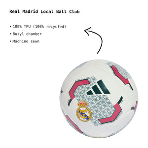 adidas Real Madrid Home Club Ball 5