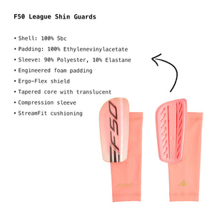 adidas F50 League Shin Guards L