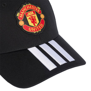 MUFC BB CAP BLACK/WHITE OSFL