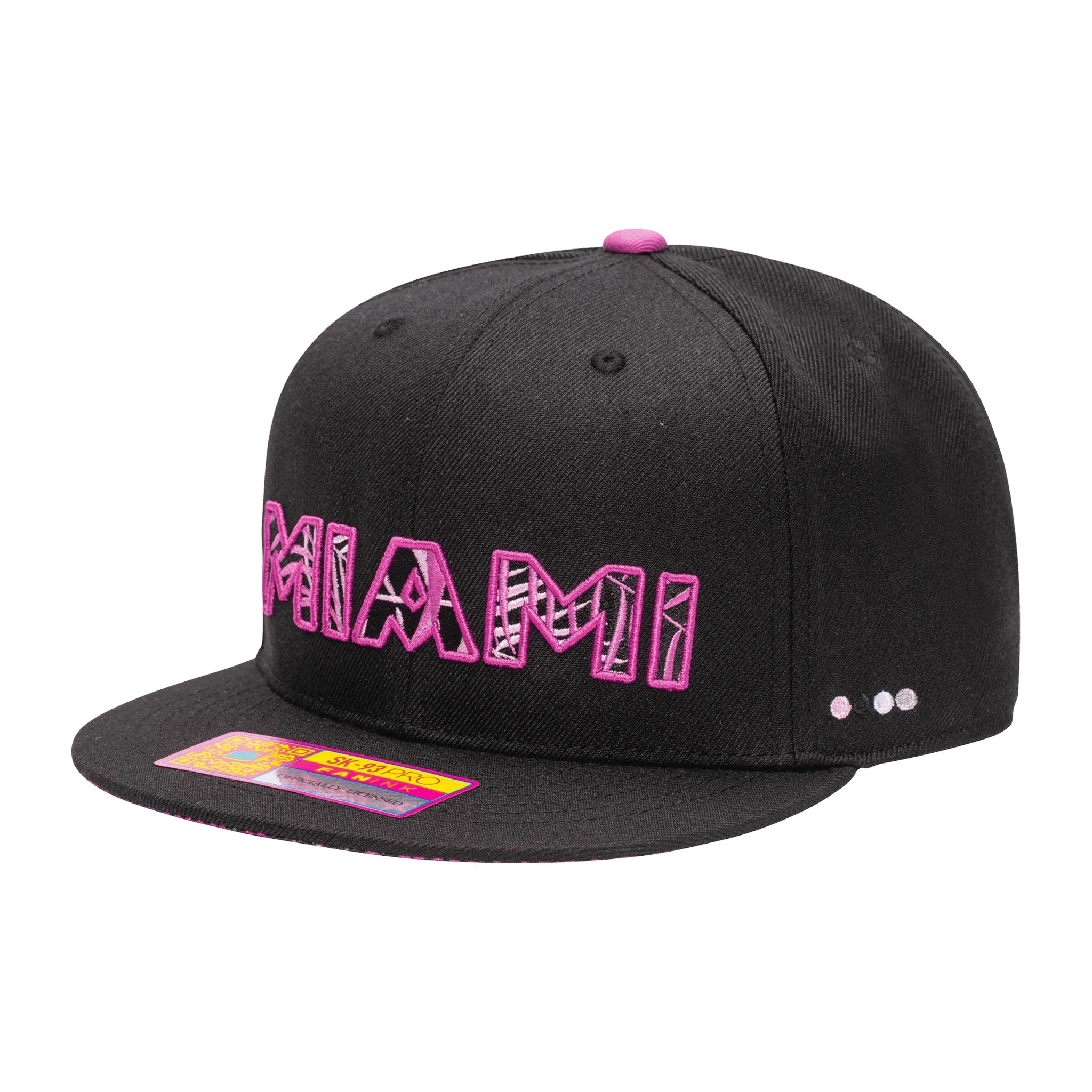 INTER MIAMI FOXTAIL SNAPBACK HAT ONE SIZE