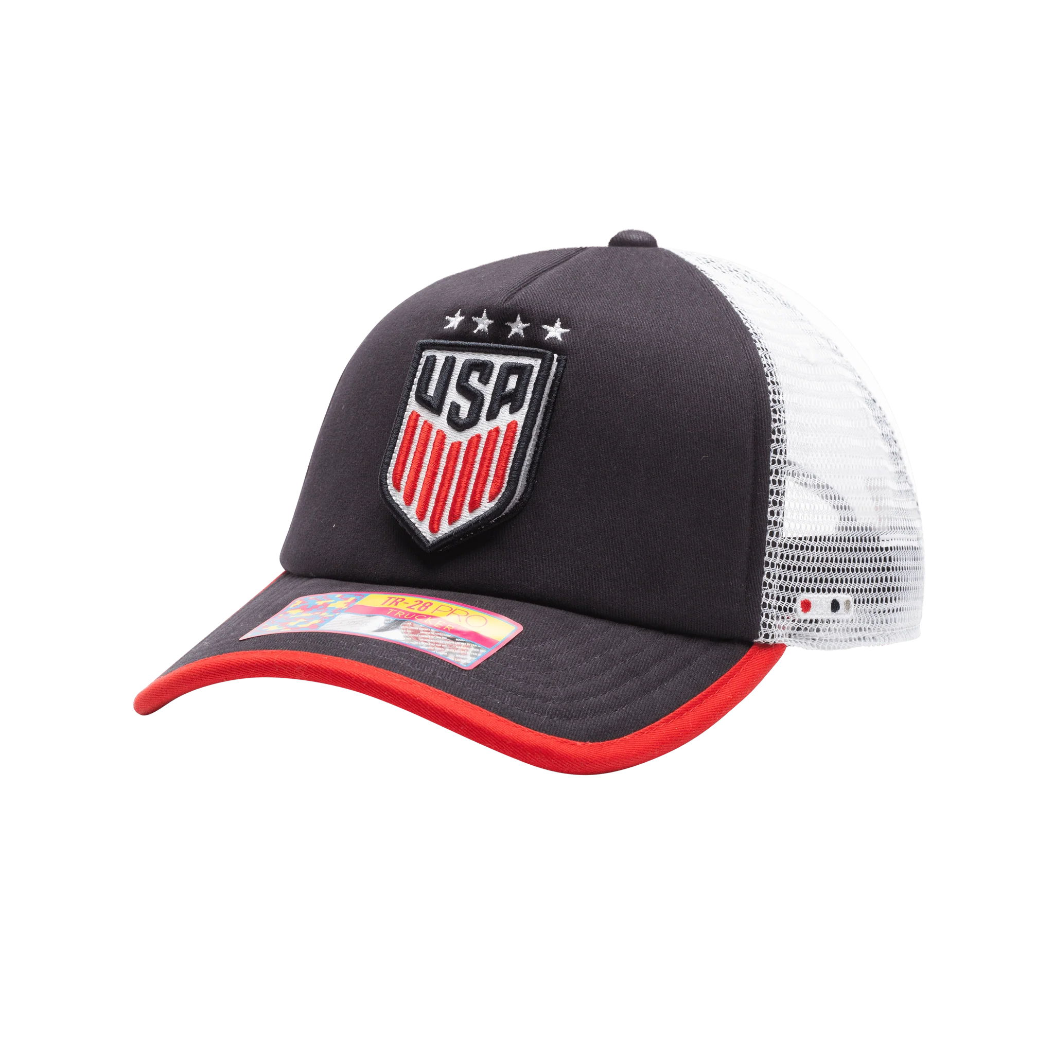 US Soccer One8th Strike Trucker Hat Fan Ink ONE SIZE