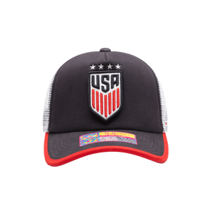 US Soccer One8th Strike Trucker Hat Fan Ink ONE SIZE