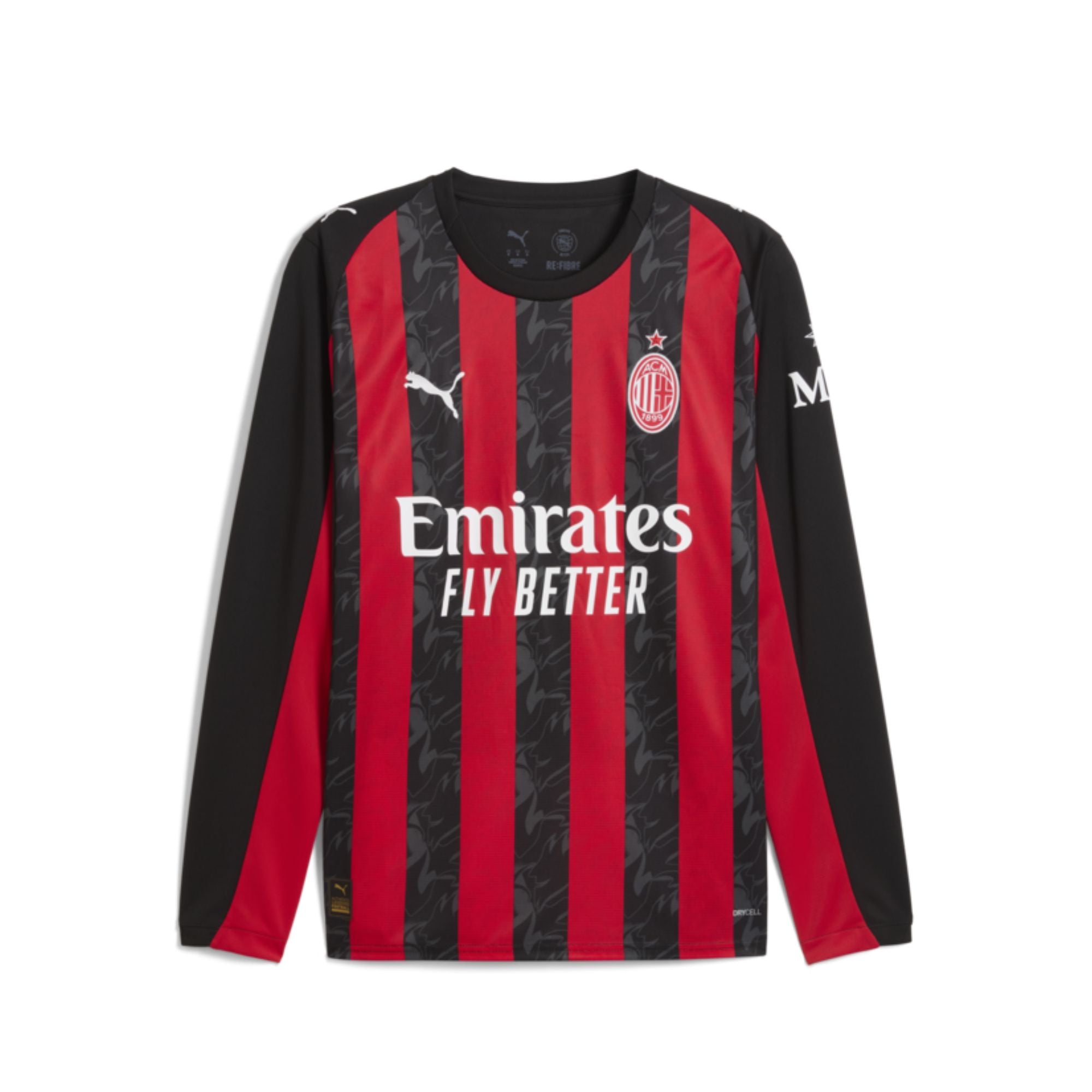 Puma AC Milan 25/26 Home Long Sleeve Jersey 2XL