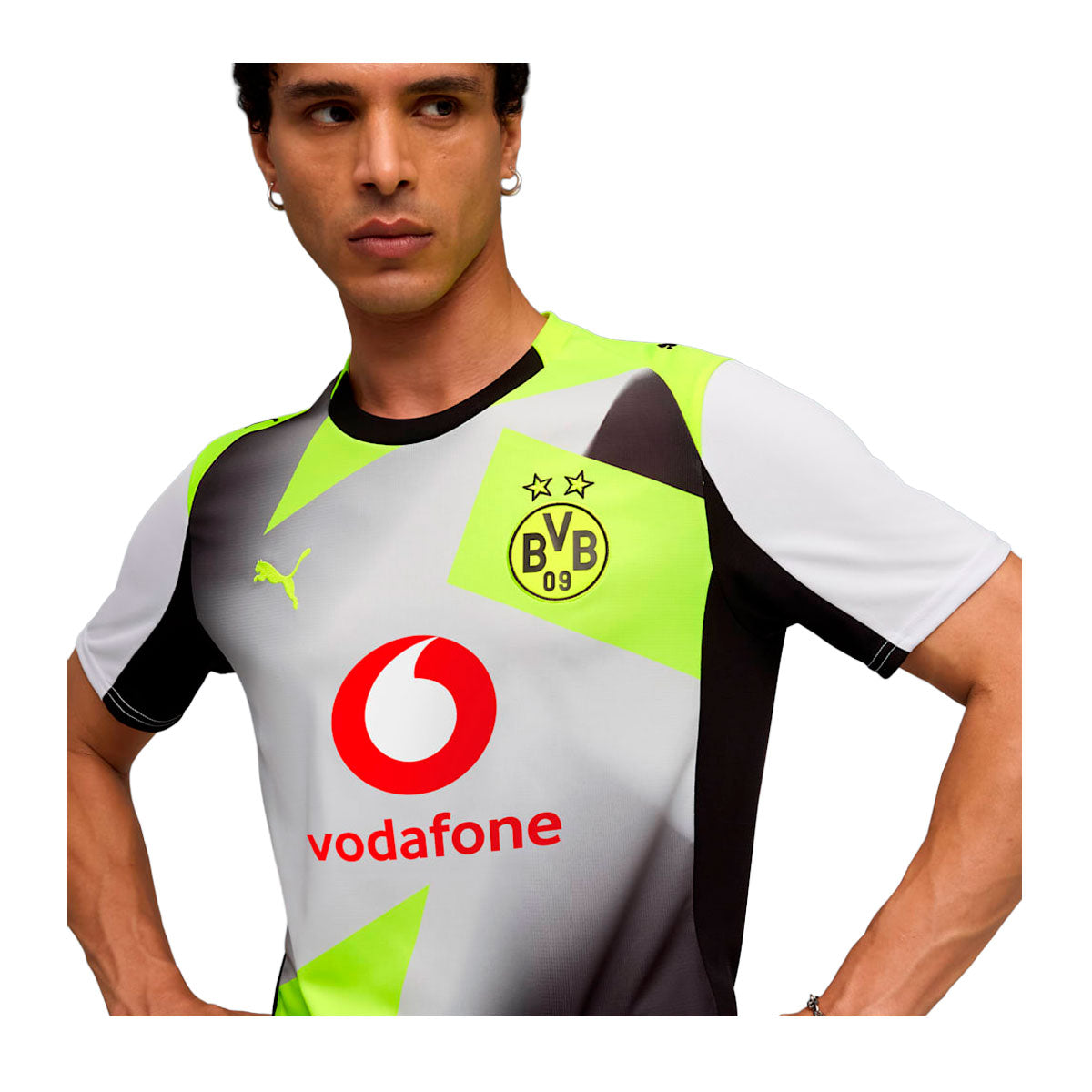 BVB AWAY JERSEY REPLICA , GRAY 2XL