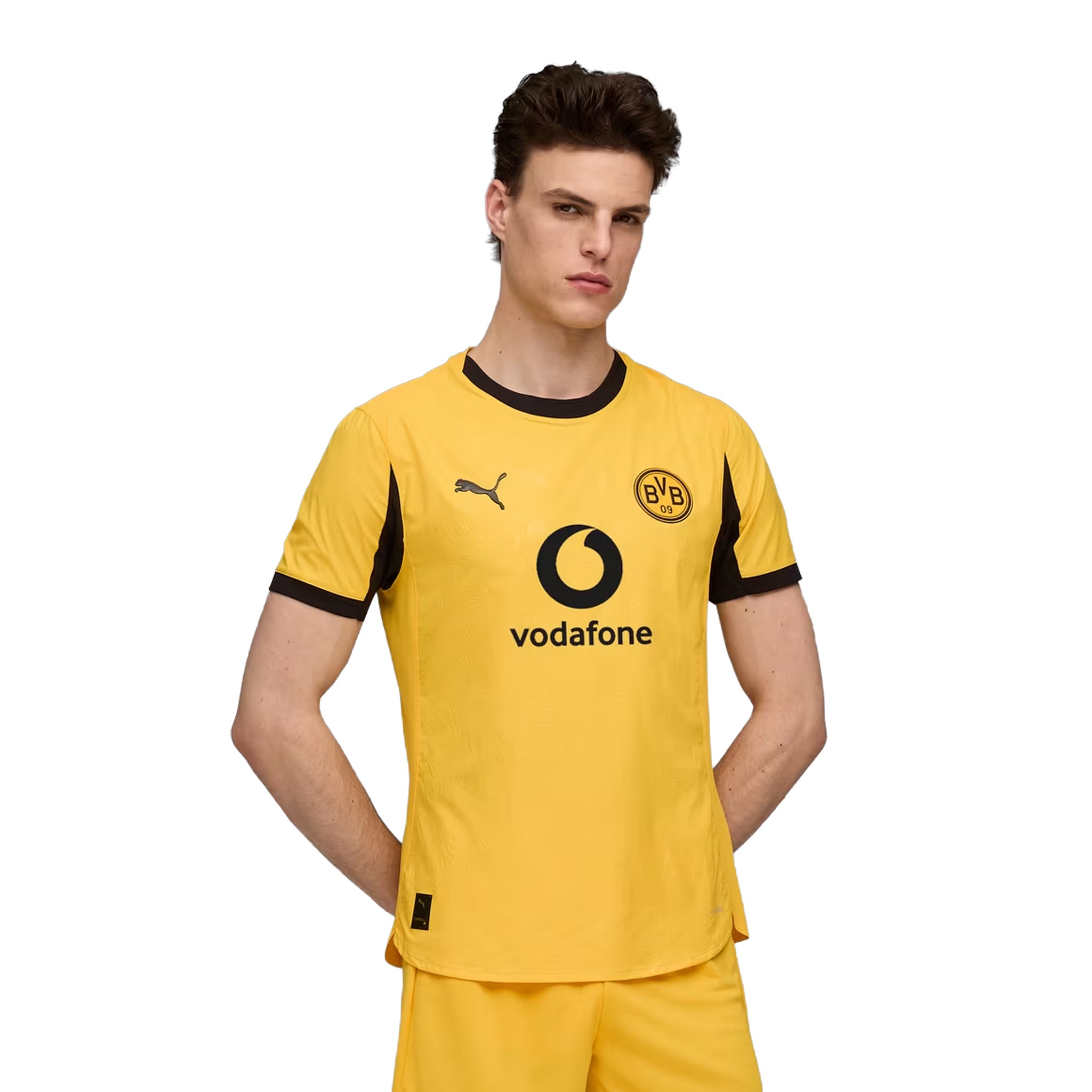 BVB CUP JERSEY AUTHENTIC , YELLOW 2XL