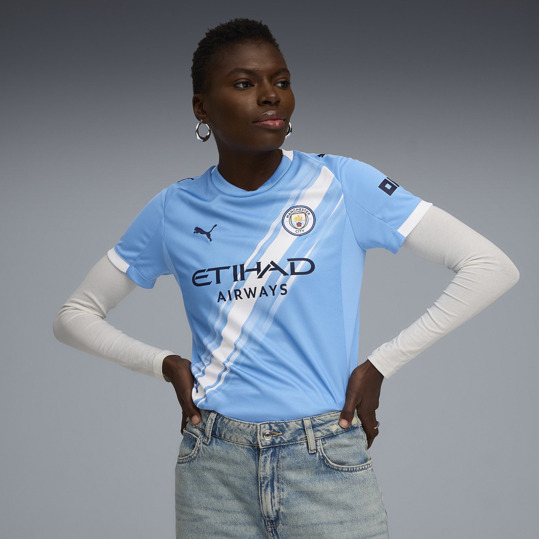 MCFC HOME JERSEY REPLICA W L