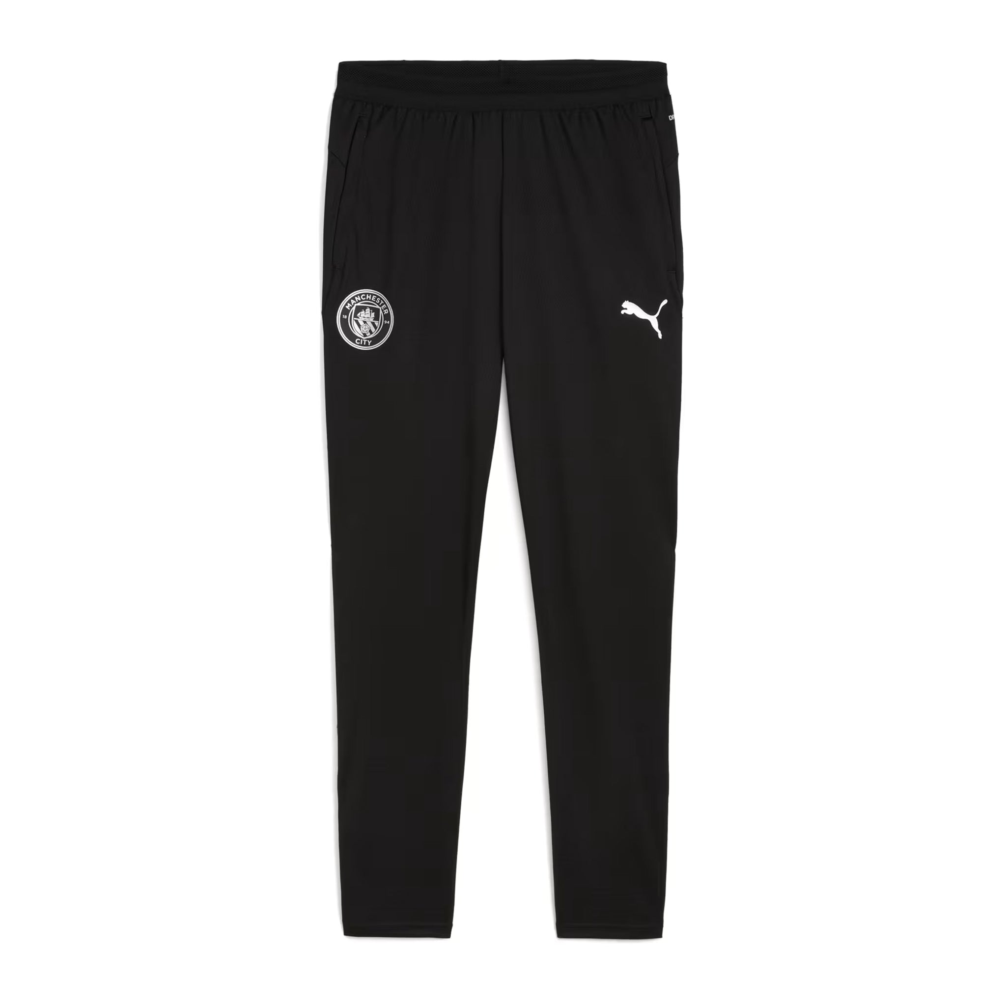 MCFC TRAINING PANTS W/ POCKETS , BLACK L
