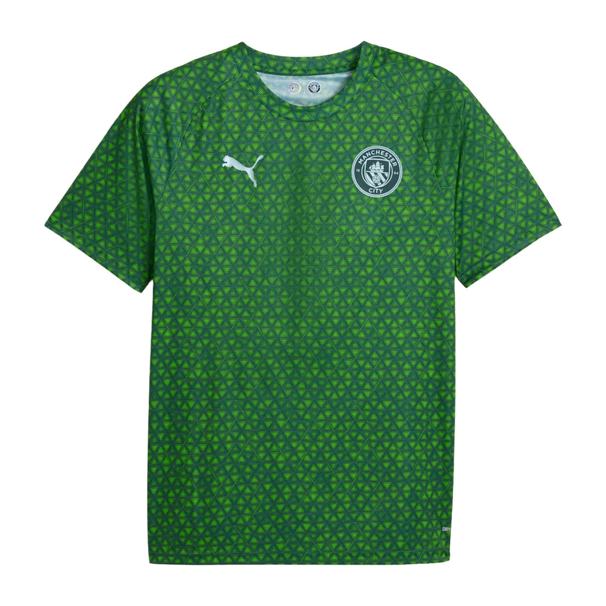 MCFC WARM UP JERSEY , GREEN L