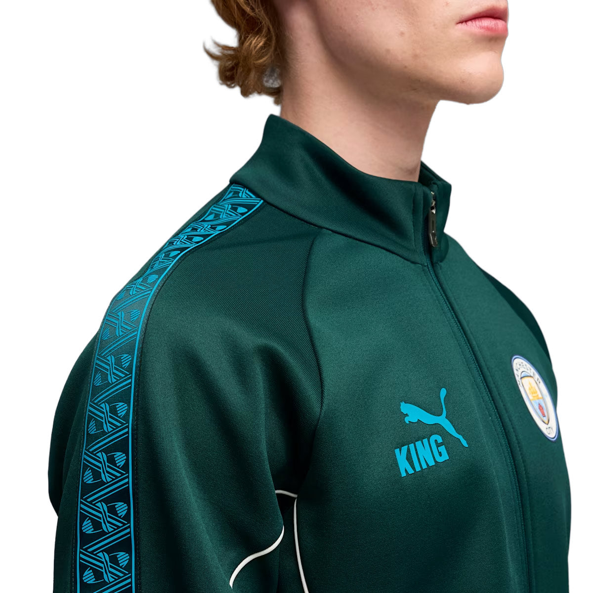 MCFC KING ANTHEM JACKET , GREEN L