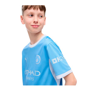 MCFC HOME JERSEY REPLICA JR L