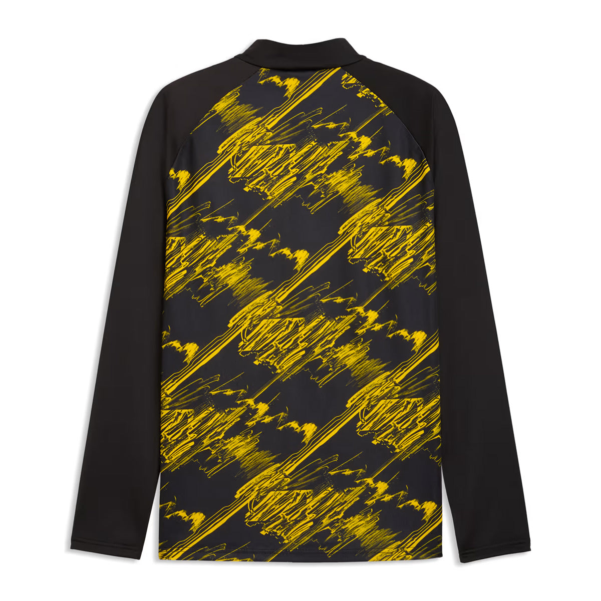 BVB WARM UP 1/4 ZIP TOP , BLACK 2XL