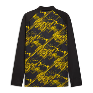 BVB WARM UP 1/4 ZIP TOP , BLACK 2XL