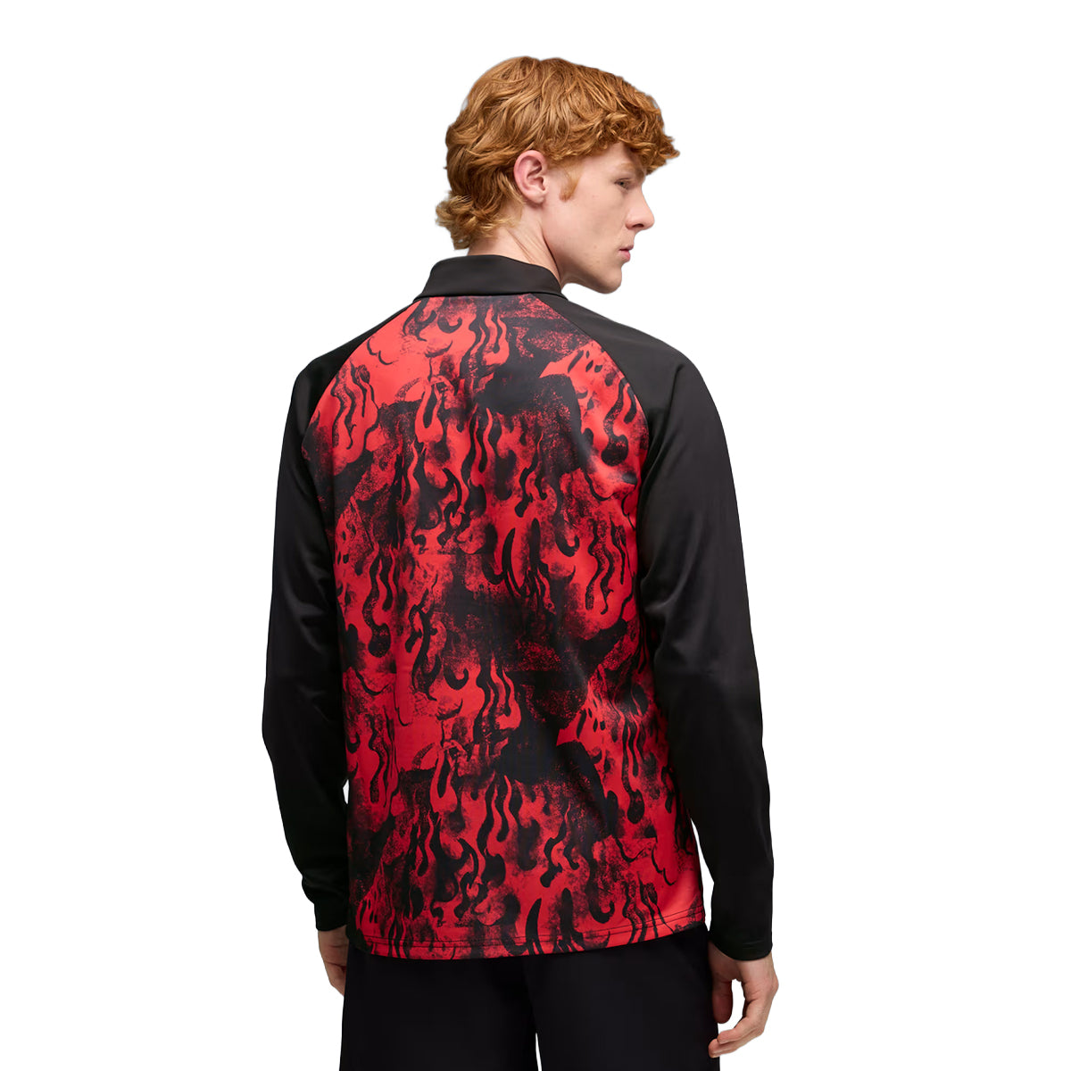 ACM WARM UP 1/4 ZIPTOP , RED L