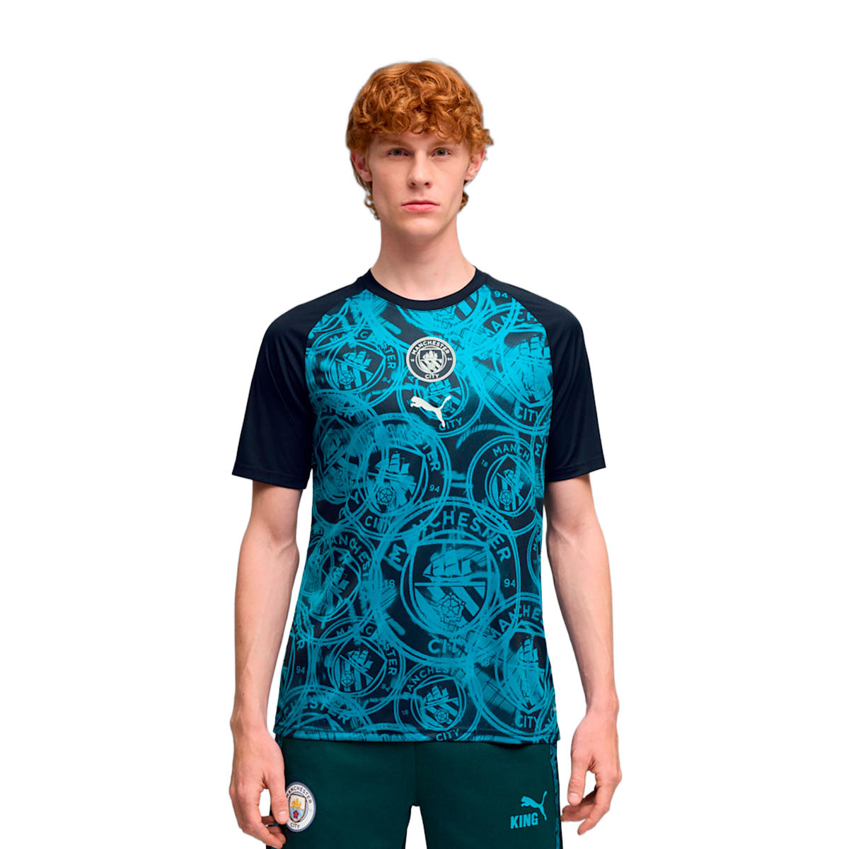 MCFC WARM UP JERSEY L