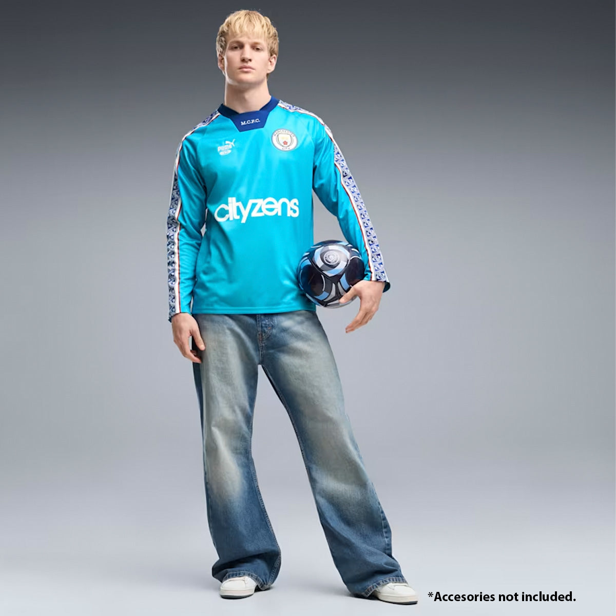 MCFC KING JERSEY LS L