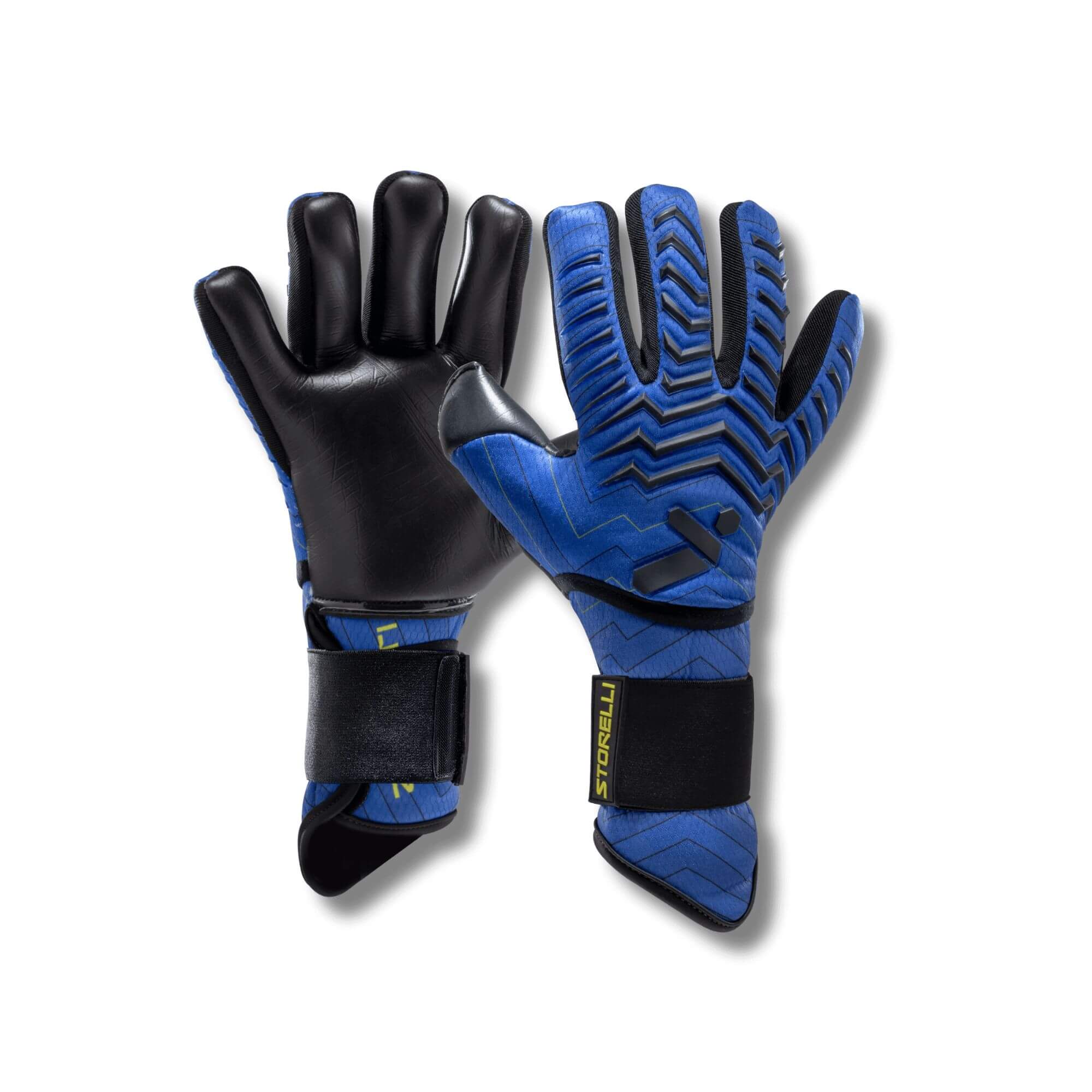 Storelli Electric Blue Charge Goalkeeper Gloves 10