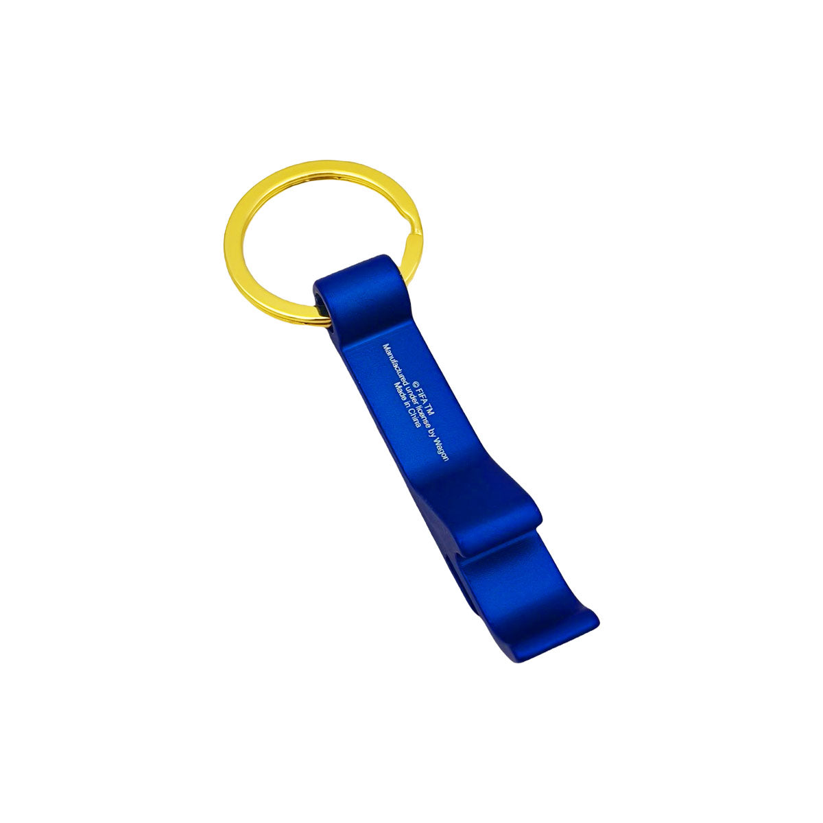 2D TROPHY BOTTLE OPENER KEYCHAIN -BLUE ONE SIZE