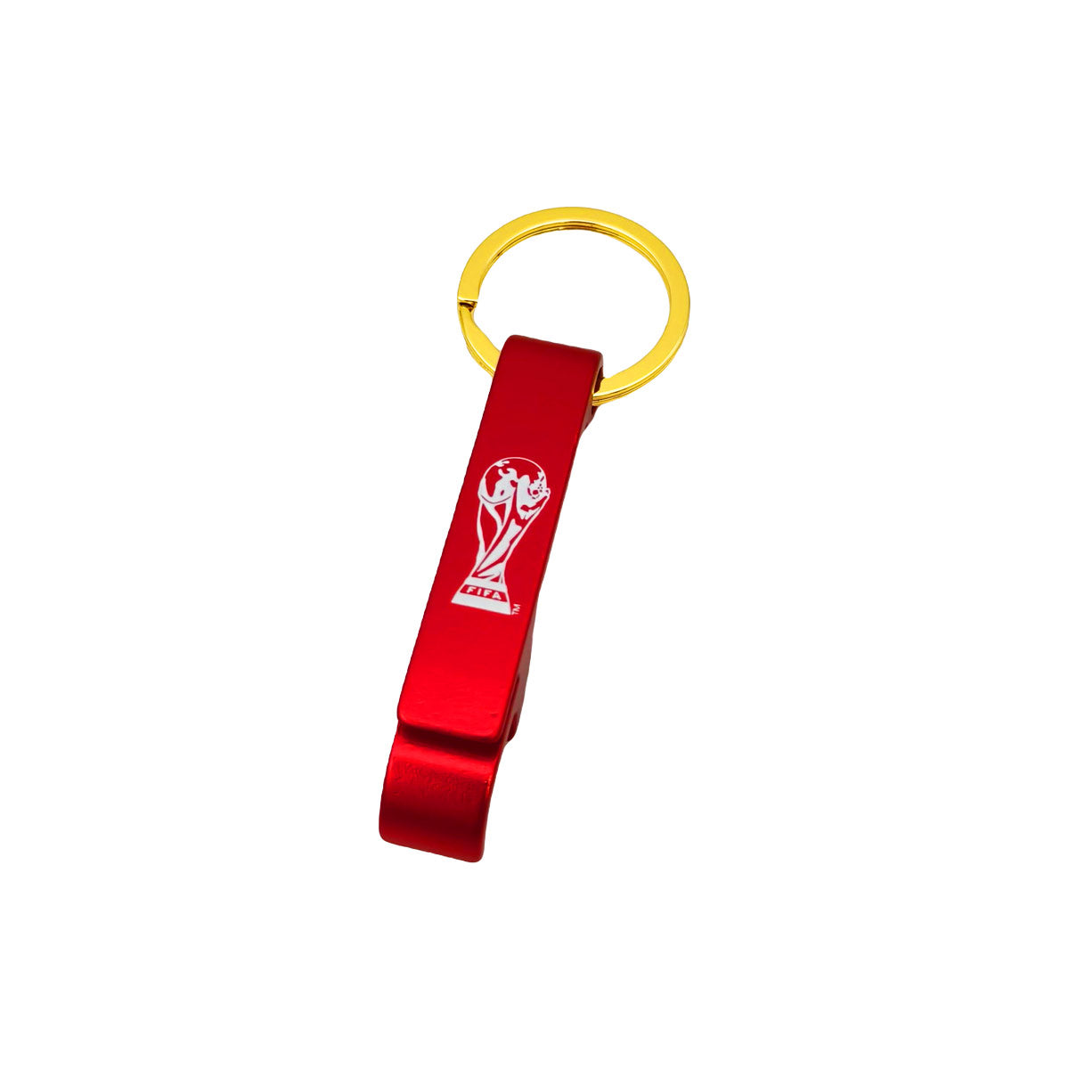 2D TROPHY BOTTLE OPENER KEYCHAIN -RED ONE SIZE