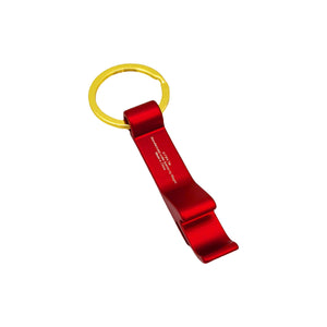 2D TROPHY BOTTLE OPENER KEYCHAIN -RED ONE SIZE