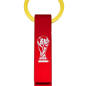 2D TROPHY BOTTLE OPENER KEYCHAIN -RED ONE SIZE