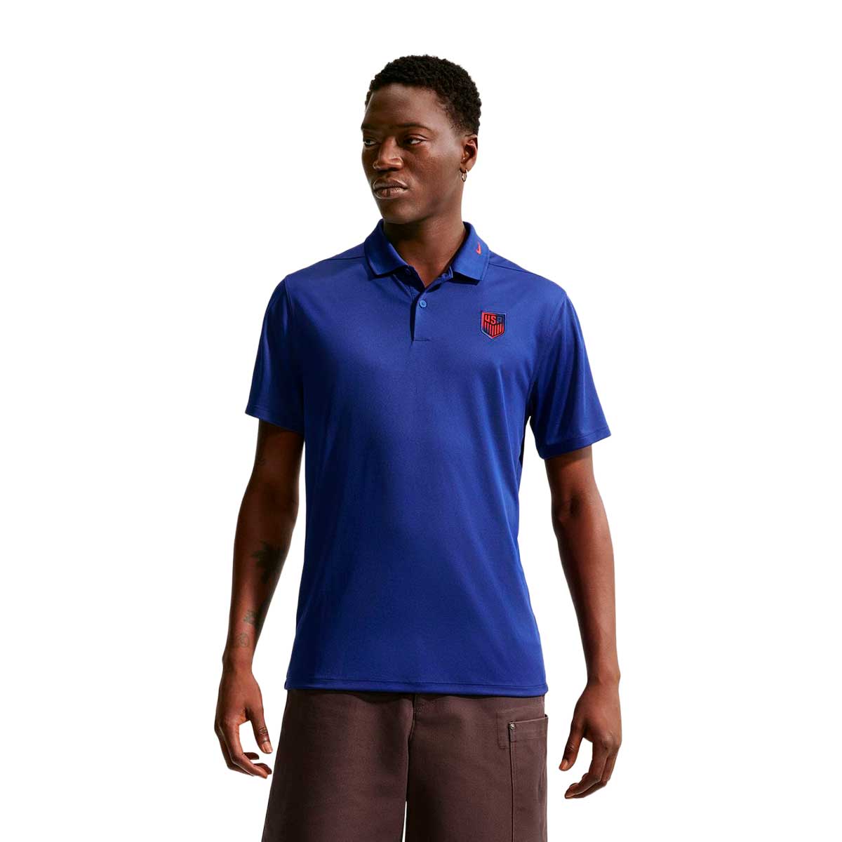 USA M NK DF VCTRY SLD POLO OLC L