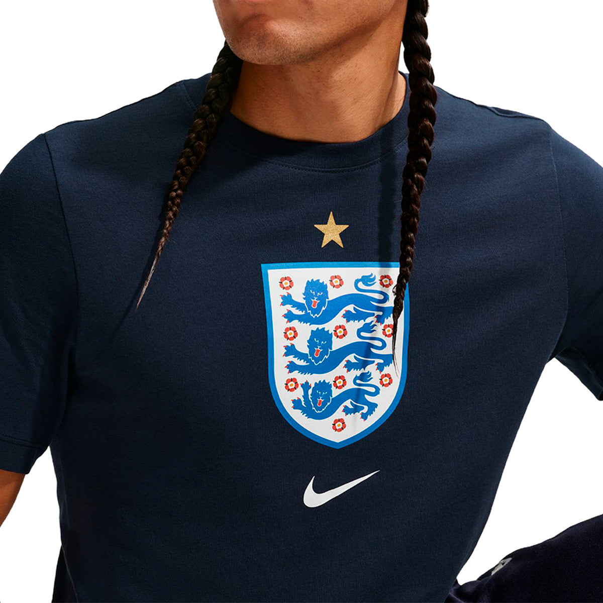 ENT M NK CREST TEE L