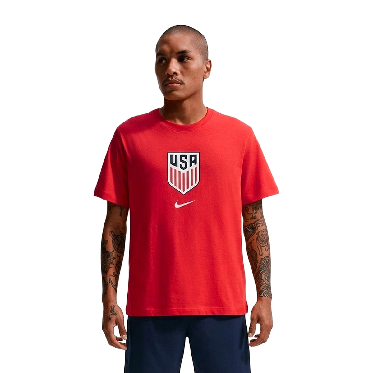 USA M NK CREST TEE L