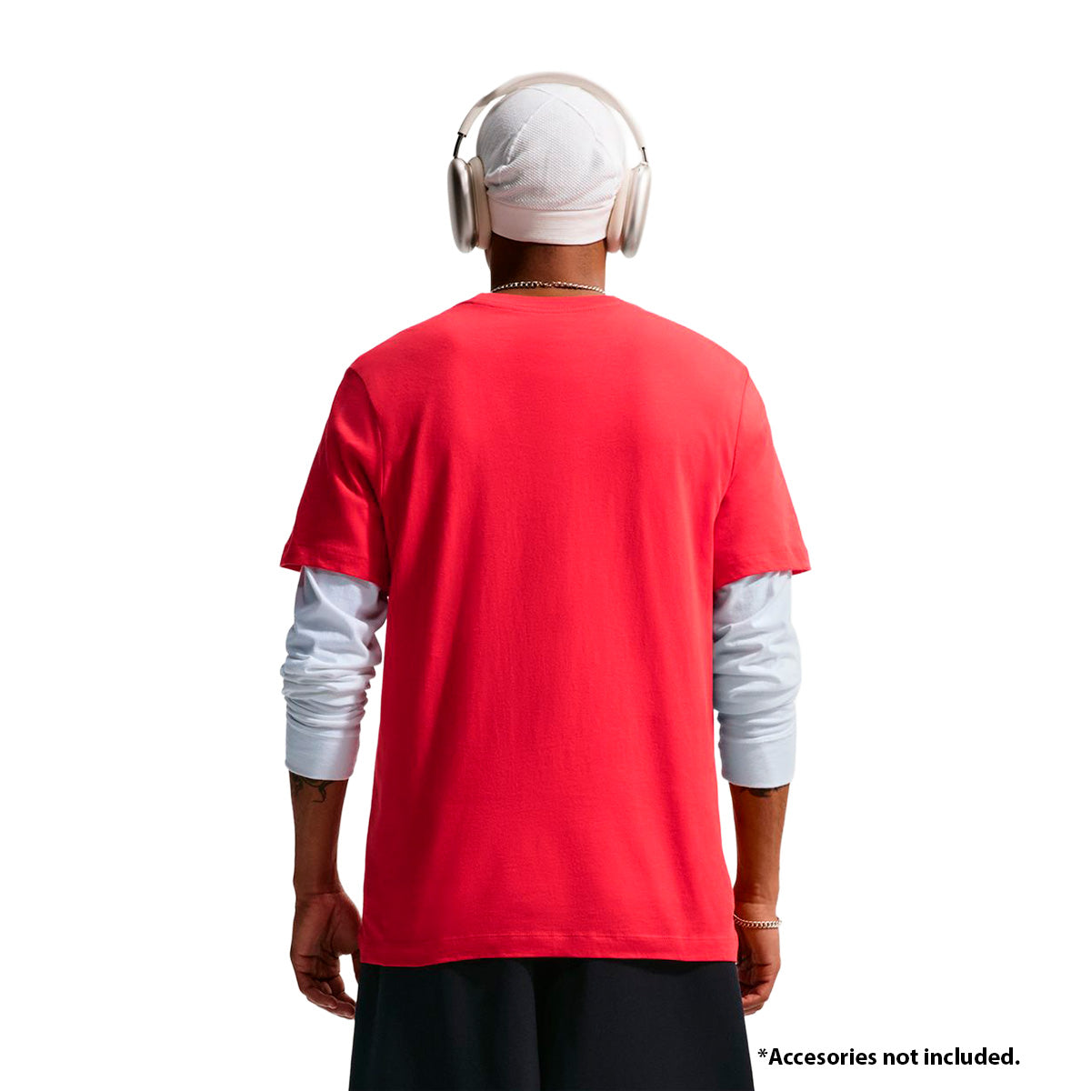USA M NK CREST TEE L