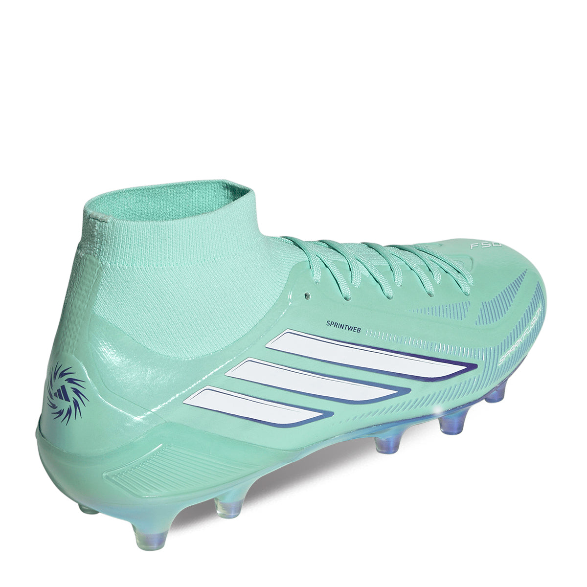 F50 SPARKFUSION ELITE FG/AG CLEMIN/FTWWHT/SOLPUR 4.5