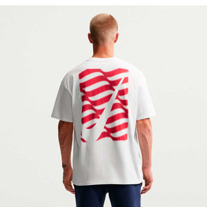 USA M NK FLAG TEE L