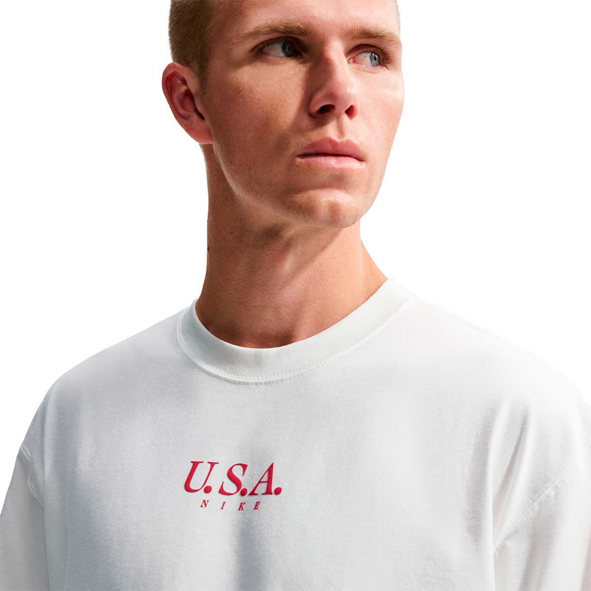 USA M NK FLAG TEE L